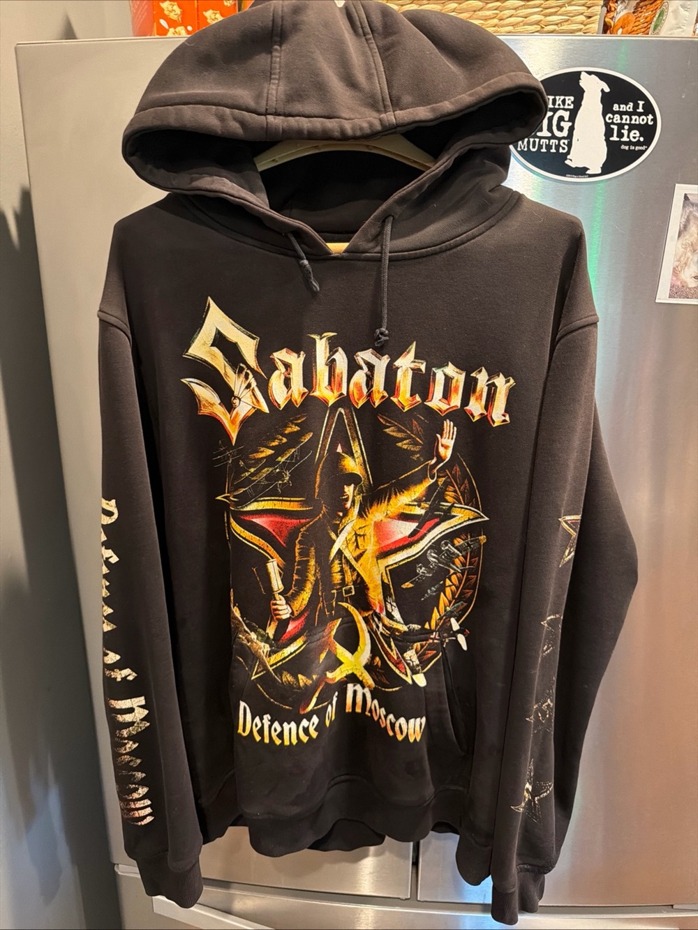 Sabaton Band BLACK HOODIE XXXL Men’s Defense Of Moscow Military War Heavy Metal